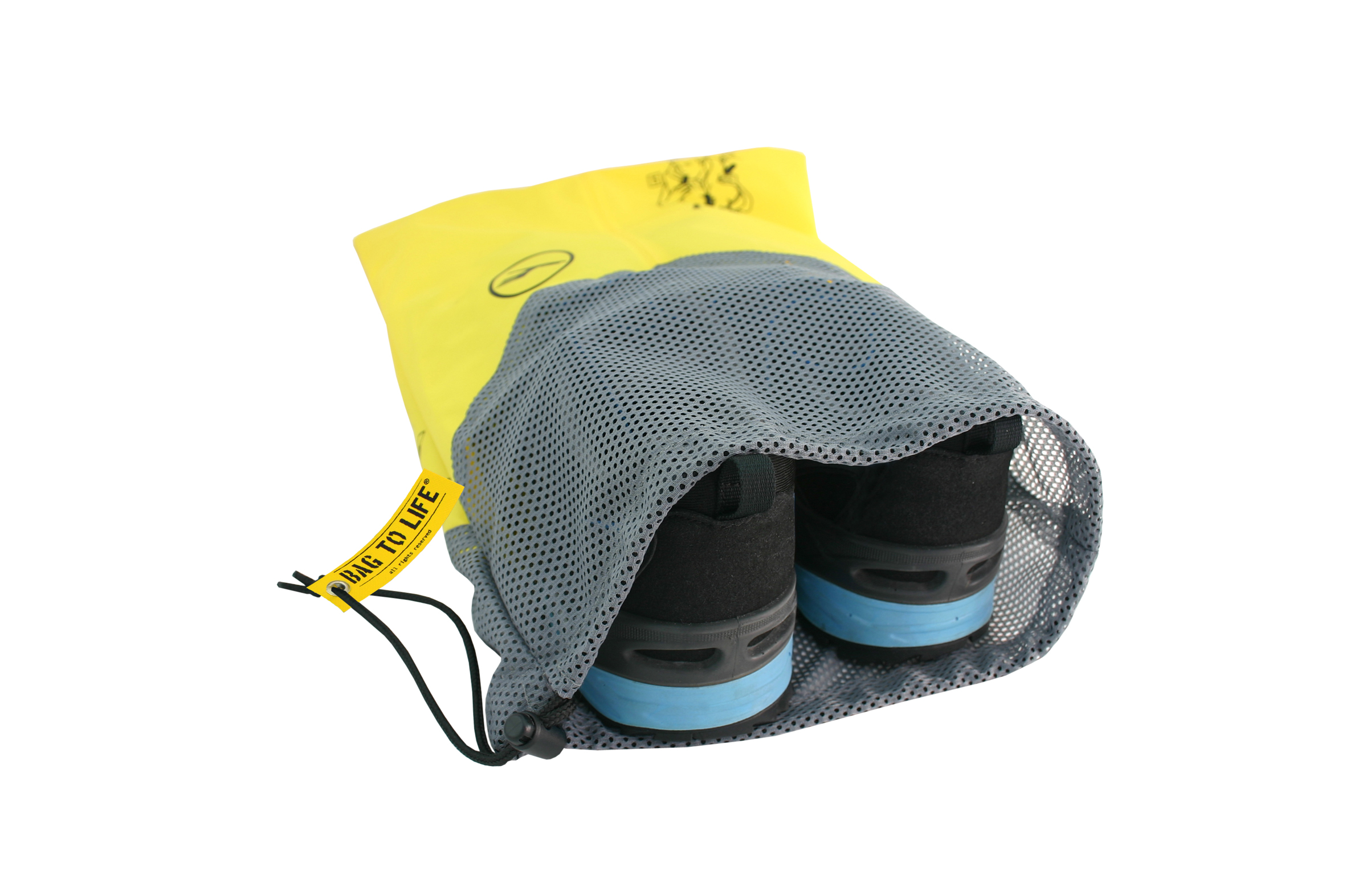 Wasche_Schuhbeutel_befuellt Easy Packing Schuh- & Wäschesack